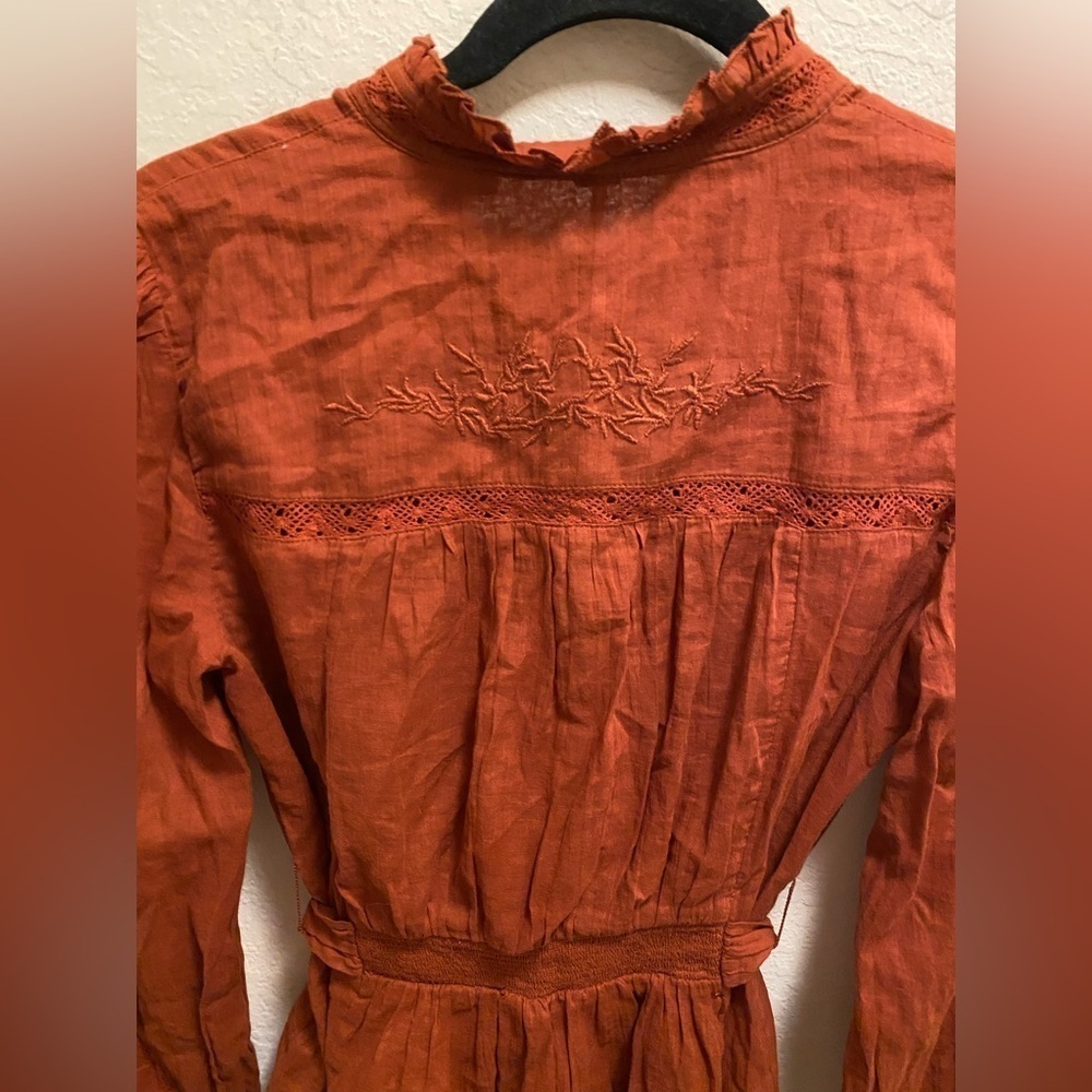 Free People Sweet Memories Lace Tie-Waist Blouse - Picture 9 of 11